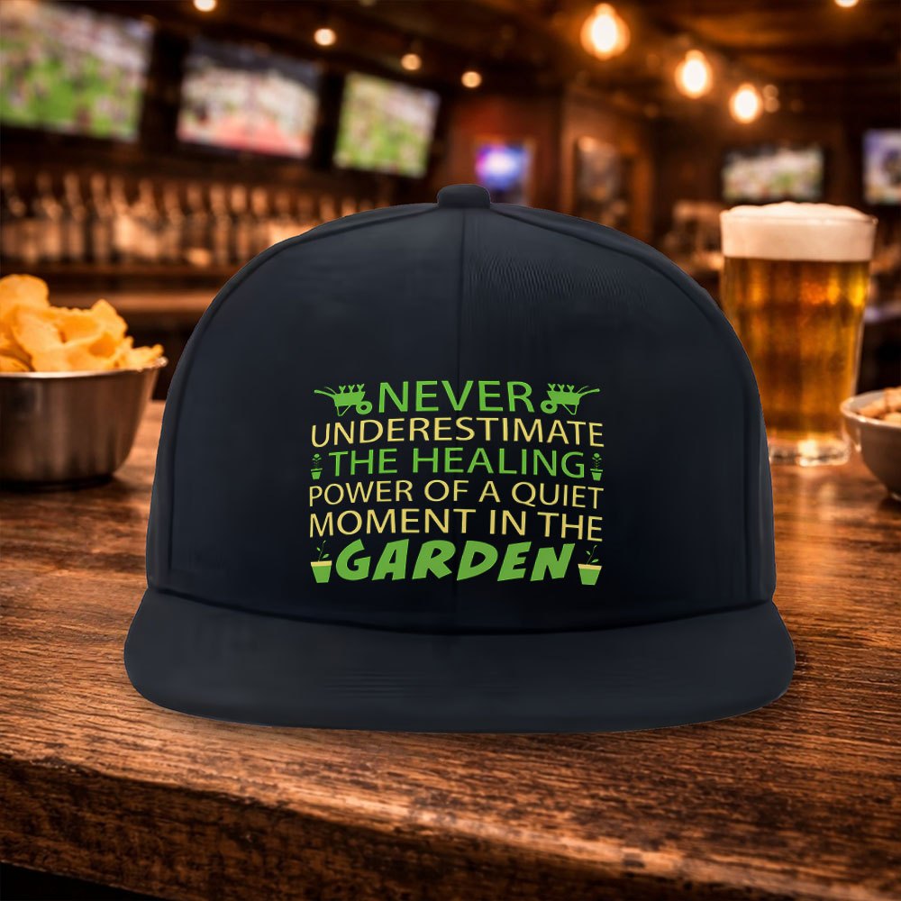 Street Fashion Quotes - หมวกเบสบอลฮิปฮอปปี 2026 ลายพิมพ์ Garden Quote ปีกแบน