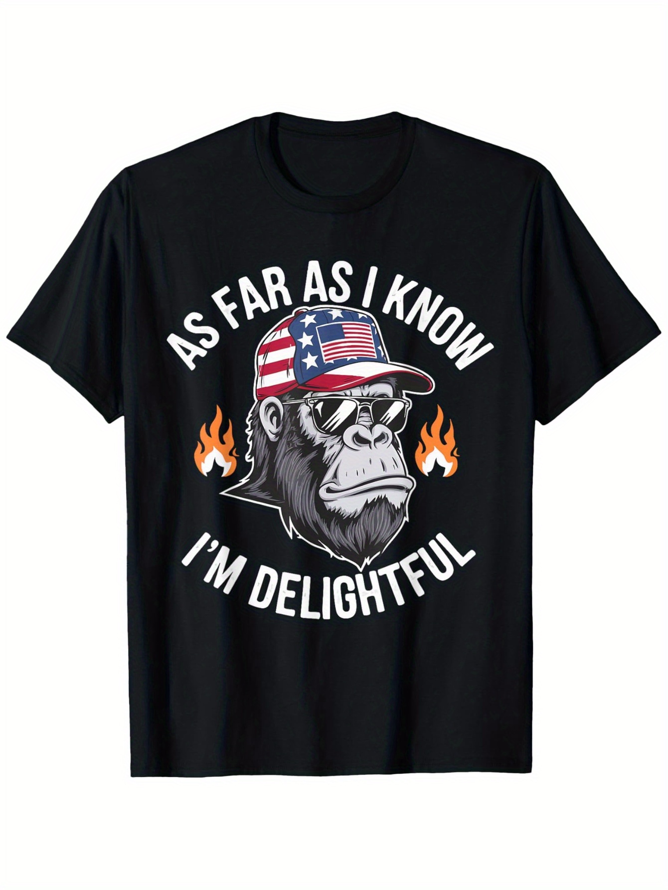 Street Fashion Quotes - ตามที่ฉันรู้ ฉันชอบเสื้อยืดลายคำพูดตลกเกี่ยวกับลิง เสื้อยืดแขนสั้นผ้าฝ้ายแฟชั่น เสื้อยืดสั้นสไตล์สตรีท