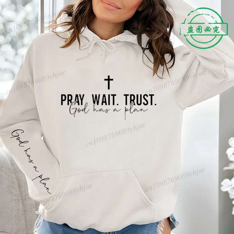 Street Fashion Quotes - อินเทรนด์คริสเตียนอ้างพิมพ์เสื้อแฟชั่นหญิงAll-Match Street Hoody Casual HoodiesแรงบันดาลใจPulloverเสื้อผ้า