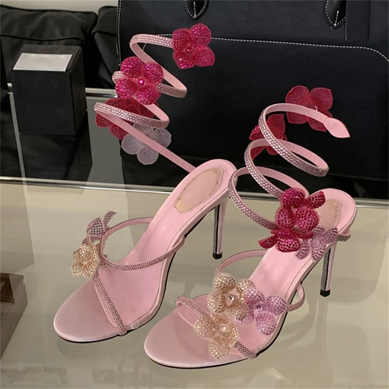 รองเท้าส้นสูงแบบเปิดนิ้วเท้า ส - Street Fashion Female บทวิจารณ์และราคา