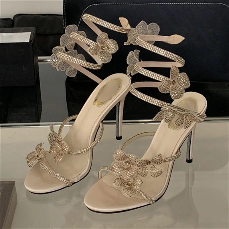 รองเท้าส้นสูงแบบเปิดนิ้วเท้า ส - Street Fashion Female บทวิจารณ์และราคา