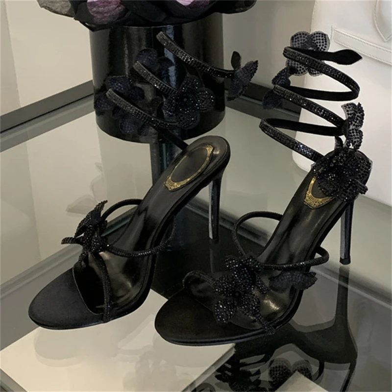 รองเท้าส้นสูงแบบเปิดนิ้วเท้า ส - Street Fashion Female บทวิจารณ์และราคา