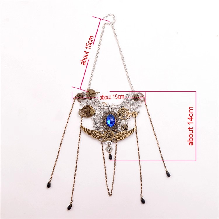 Vintage Steampunk Gear จี้สร้อ - Street Fashion Europe บทวิจารณ์และราคา