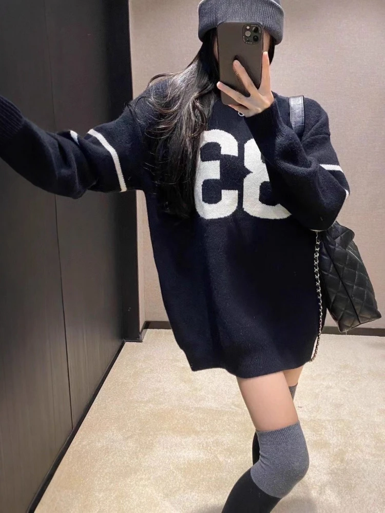 เสื้อสเวตเตอร์ถักสไตล์วินเทจ Y - Fashion Streetwear บทวิจารณ์และราคา