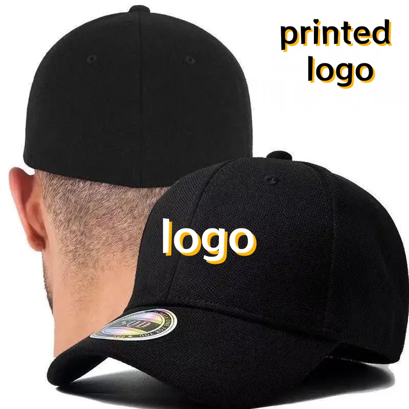 หมวกแก๊ปปีกเป็ดพิมพ์โลโก้ตามสั - Baseball Cap Fitted บทวิจารณ์และราคา