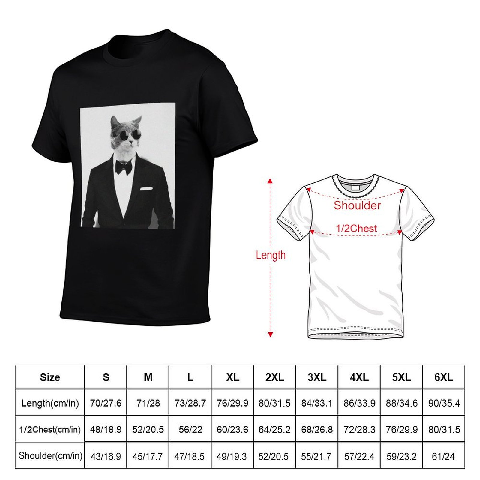 แมวในชุดสูท : เสื้อยืดพิมพ์ลาย - Street Fashion Quotes บทวิจารณ์และราคา
