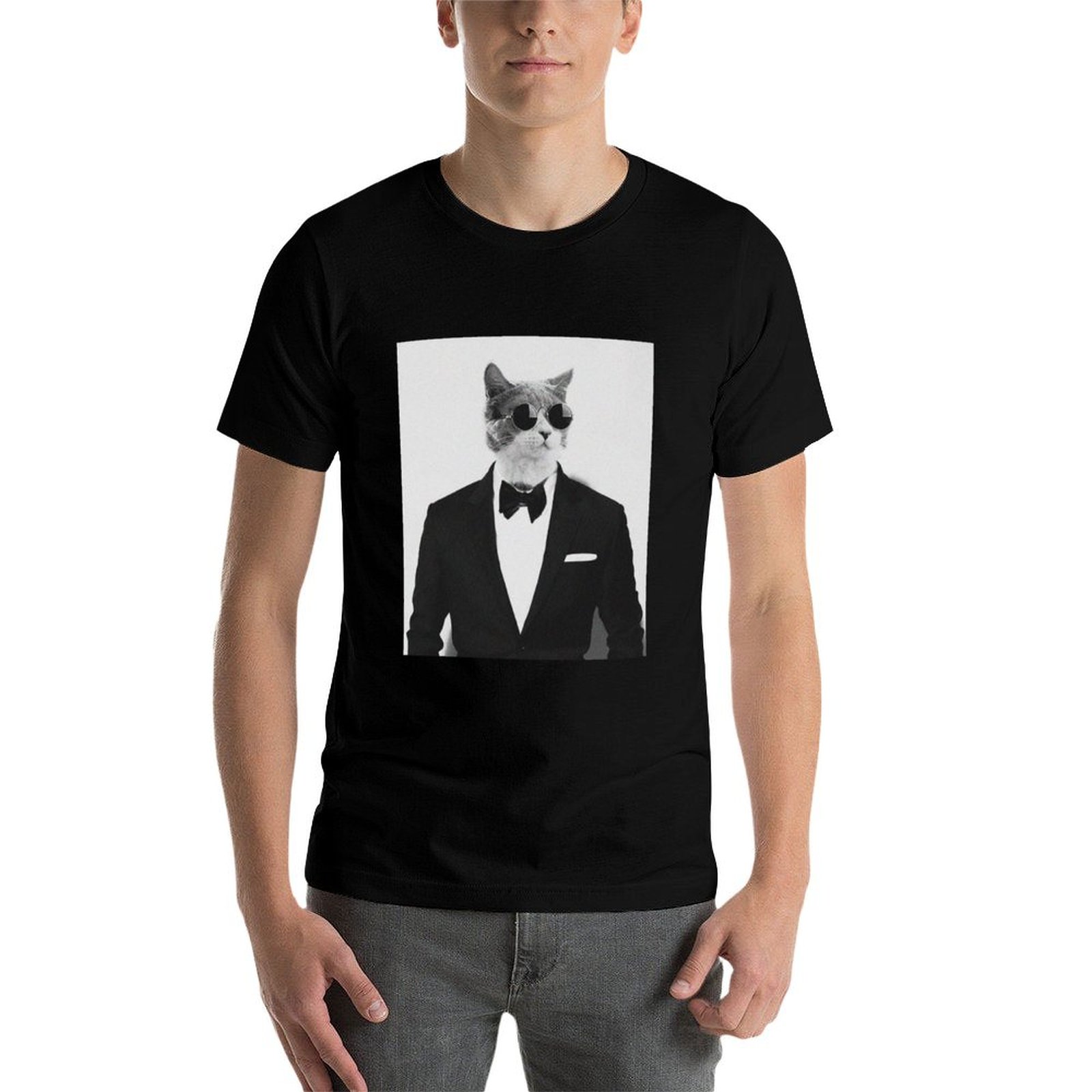แมวในชุดสูท : เสื้อยืดพิมพ์ลาย - Street Fashion Quotes บทวิจารณ์และราคา