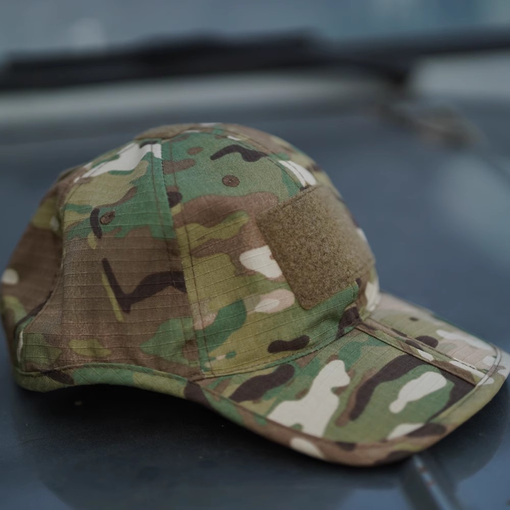 หมวกเบสบอลยุทธวิธีแบบพับได้ออก - Baseball Cap Fitted บทวิจารณ์และราคา