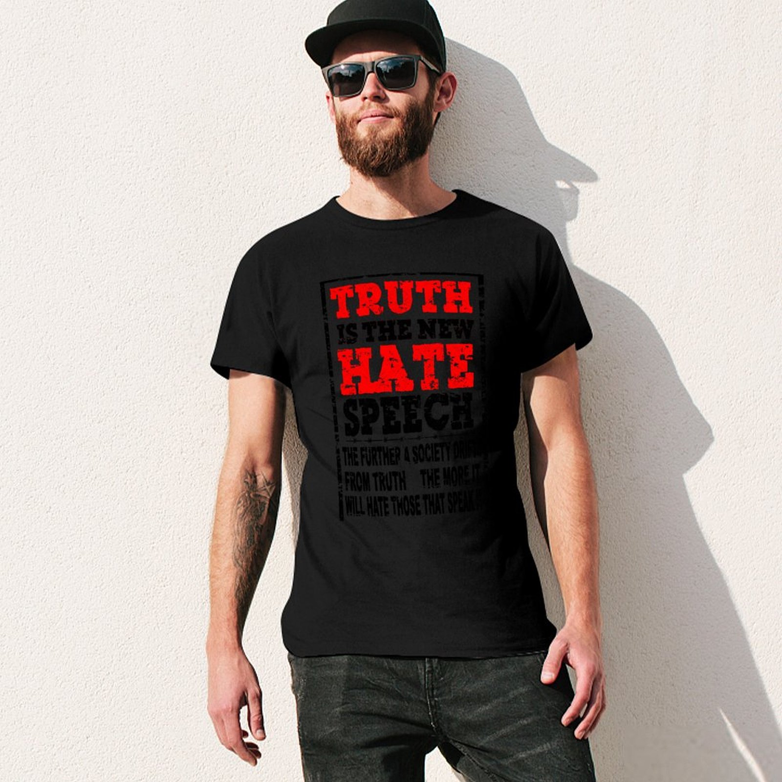 ความจริงคือคำพูดแสดงความเกลียด - Street Fashion Quotes บทวิจารณ์และราคา
