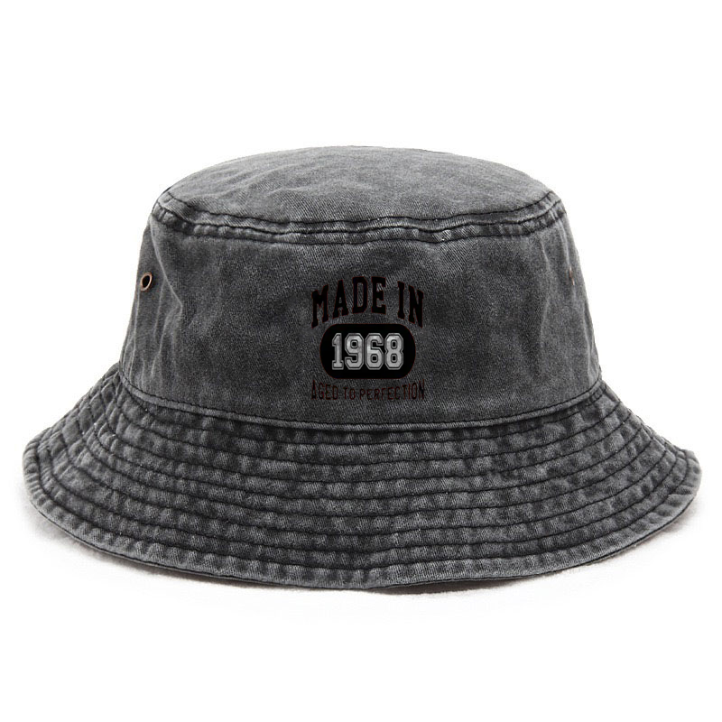 หมวกบักเก็ตผ้าฝ้ายแบบวินเทจ หม - Baseball Cap Fitted บทวิจารณ์และราคา
