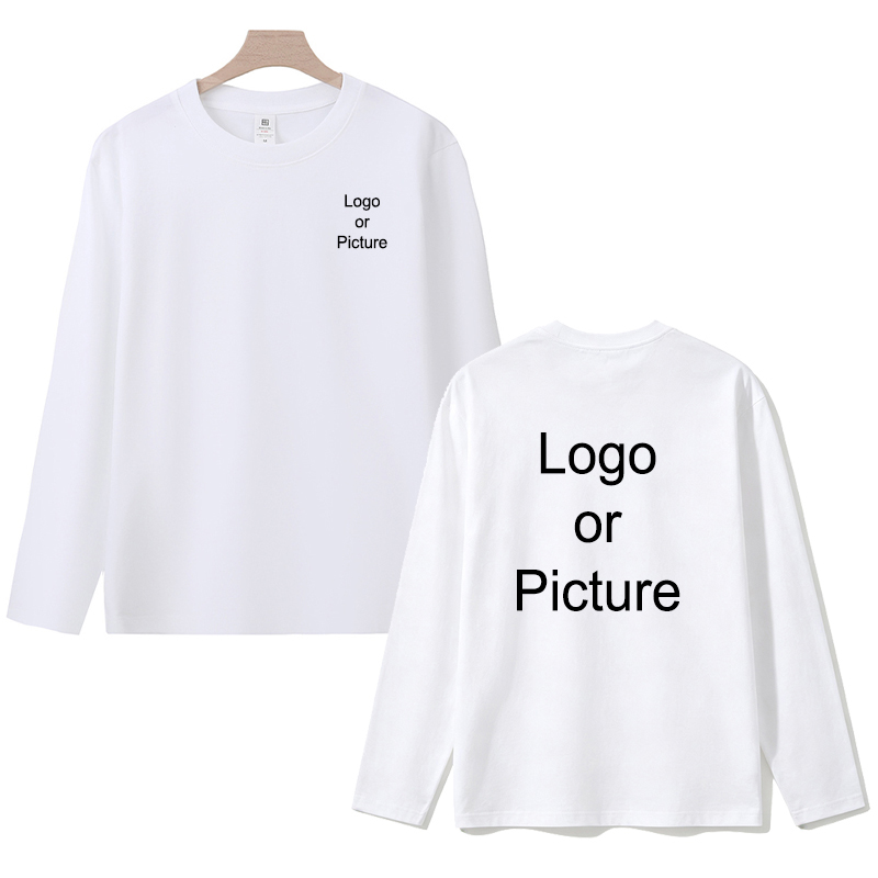 เสื้อยืดแขนยาวผ้าฝ้ายแบบกำหนดเ - Fashion Streetwear บทวิจารณ์และราคา